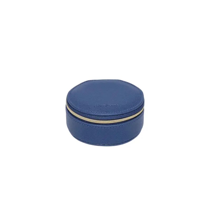 Louenhide Sisco Jewellery Storage Box – Steel Blue Soft-Touch Interior 1