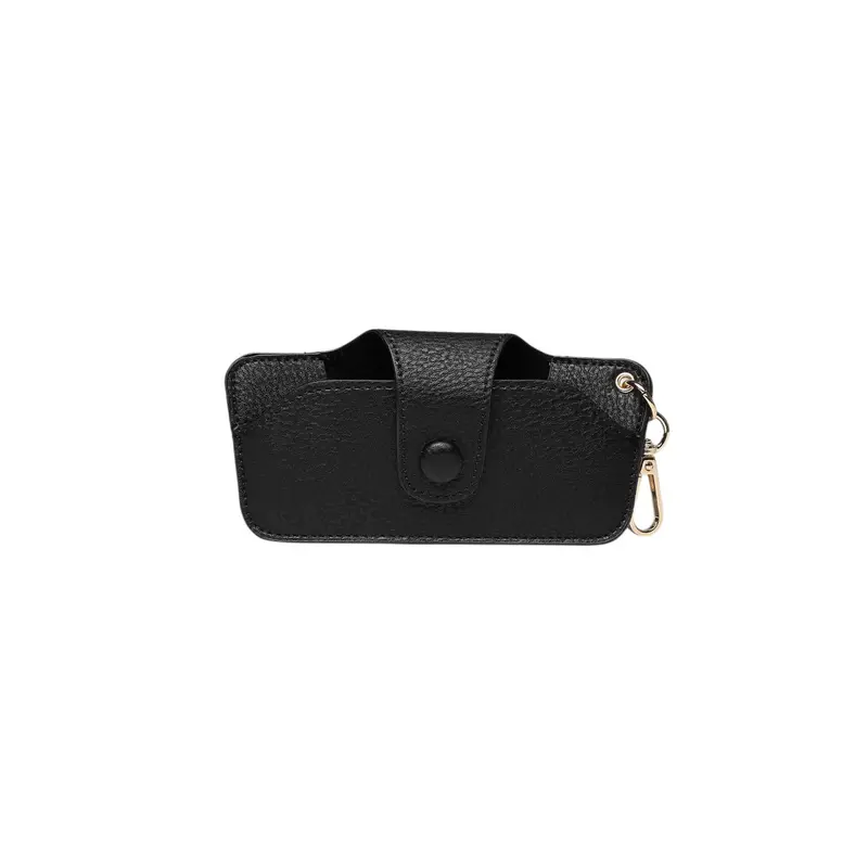Louenhide Skittle Compact Sunglasses Case – Sleek Black Leather 1