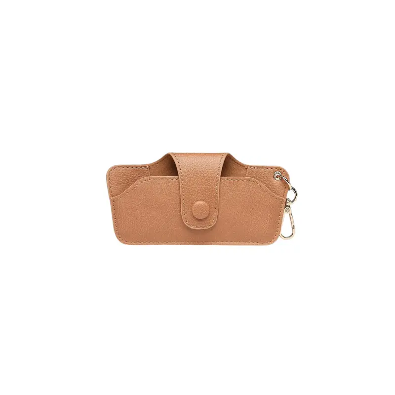 Louenhide Skittle Sunglasses Case In Camel Leather 1