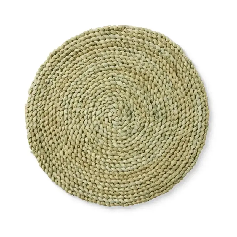 Madras Link Braid Maize Green Table Mat – 33Cm 1