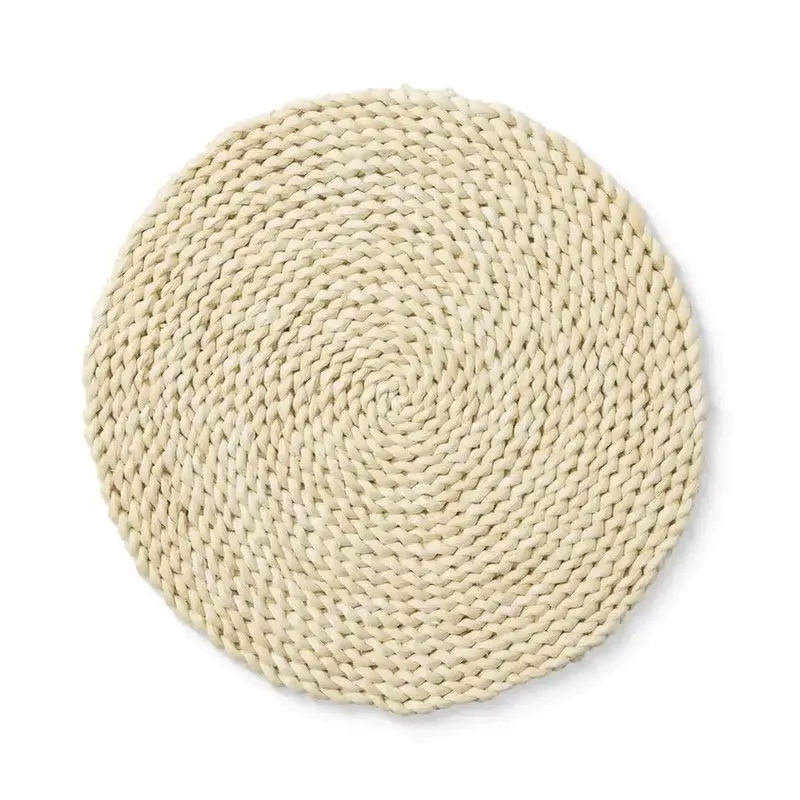 Madras Link Braid Maize Natural Fiber Table Mat – 33Cm 1
