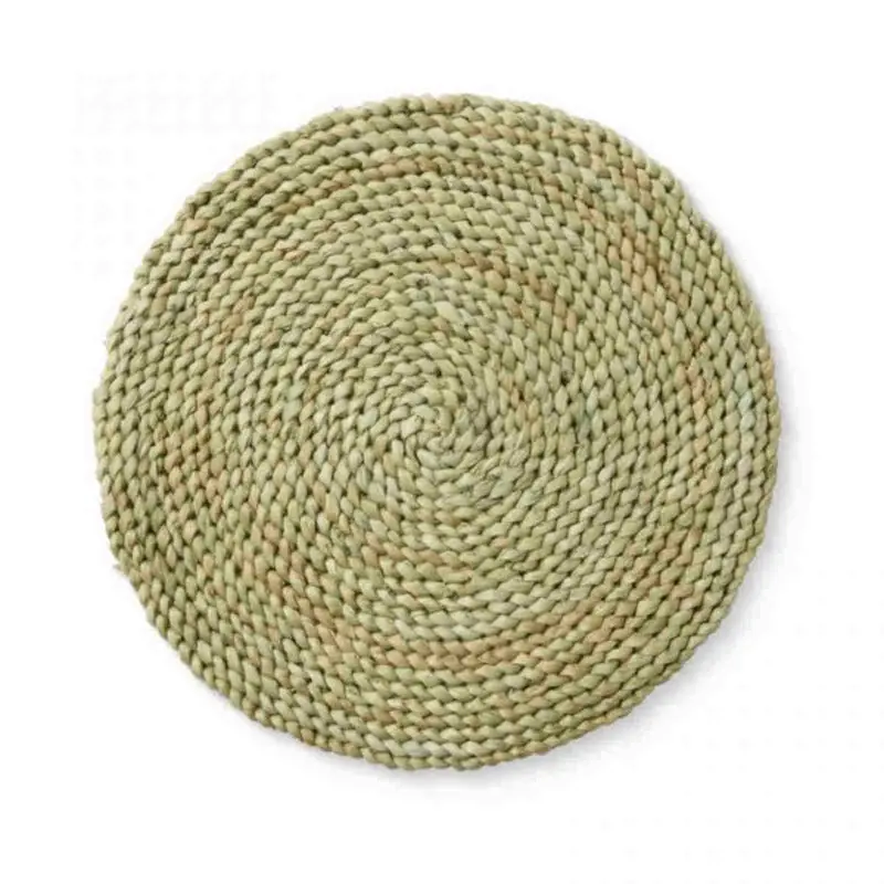 Madras Link Braided Olive Placemat – 33 Cm Square 1
