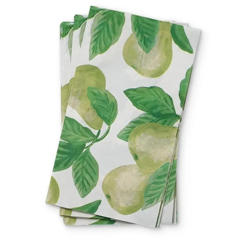 Madras Link Pear Tree Pattern Disposable Paper Napkins – 20-Piece Set 1