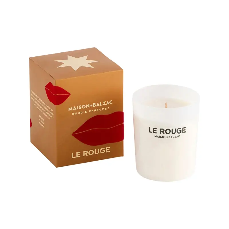 Maison Balzac Le Rouge 300G Bold Red Scented Candle 1