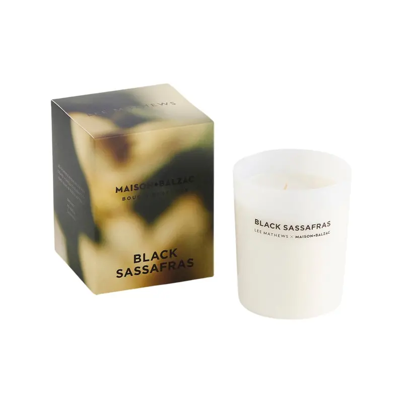 Maison Balzac Sassafras Black 300G Luxury Scented Candle 1
