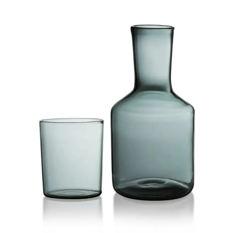 Maison Balzac Smoke-Tinted 'J'Ai Soif' Carafe Set 1