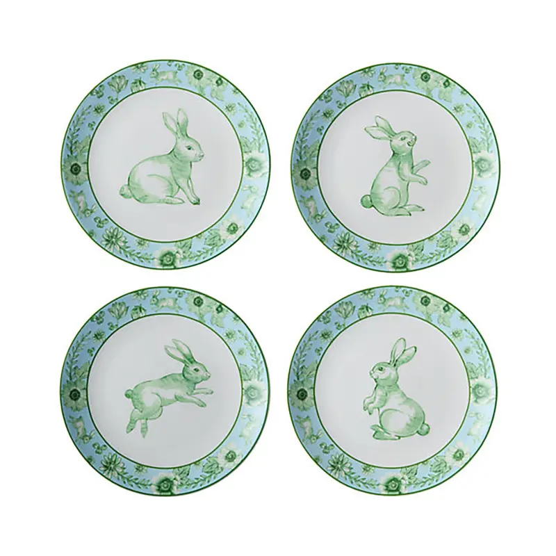 Maxwell & Williams Clover & Cottontail Dinner Plates — Set Of 4 (20Cm) 1