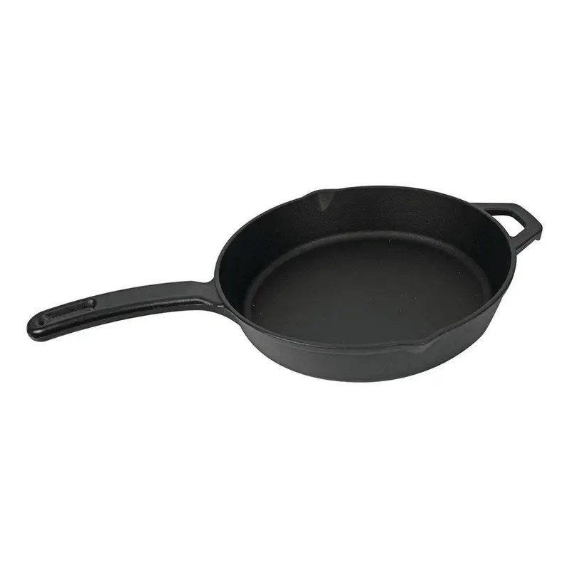 Megamaster 10-Inch Round Pre-Seasoned Cast Iron Skillet (630-0009P) 1