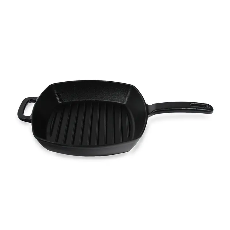 Megamaster 10-Inch Square Cast Iron Skillet – Pre-Seasoned (630-0010P) 1