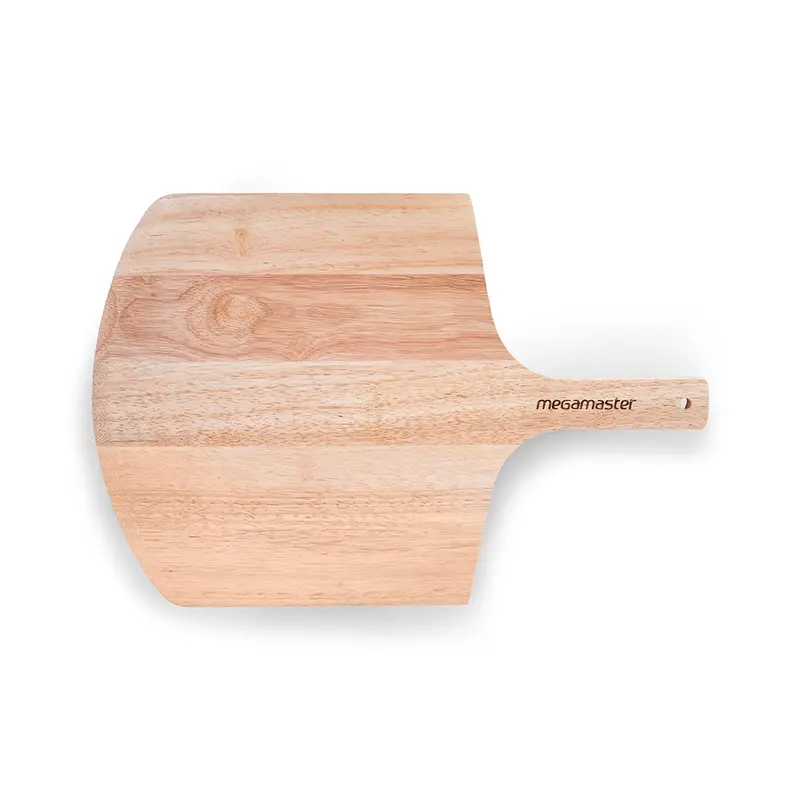 Megamaster Smooth Maple Wood Pizza Peel With Long Handle (530-0048P) 1