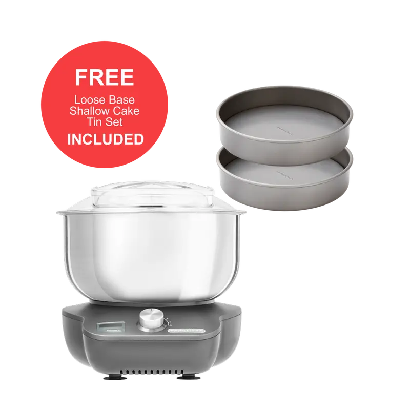 Mixstar Compact Stand Mixer With Removable-Base Shallow Cake Tin Bundle 1