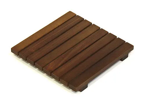 Mountain Woods Brown Acacia Wood Trivet & Cooling Rack – 7 Inch Heat-Resistant Hardwood Stand 1