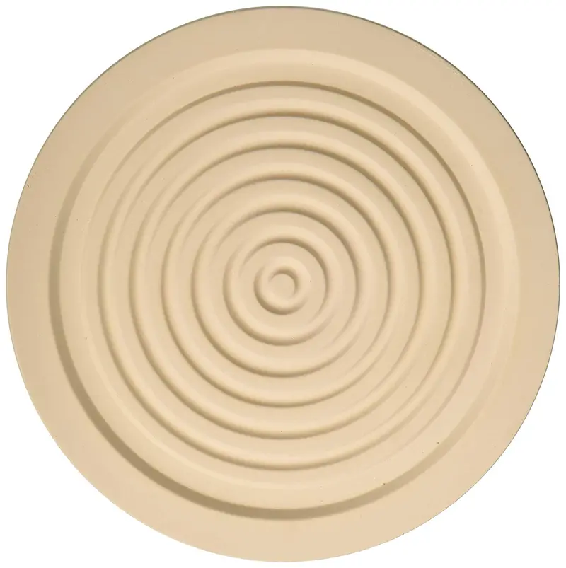 Mountainstone Circular Absorbent Stone Trivets (Set Of 2), Ivory 1