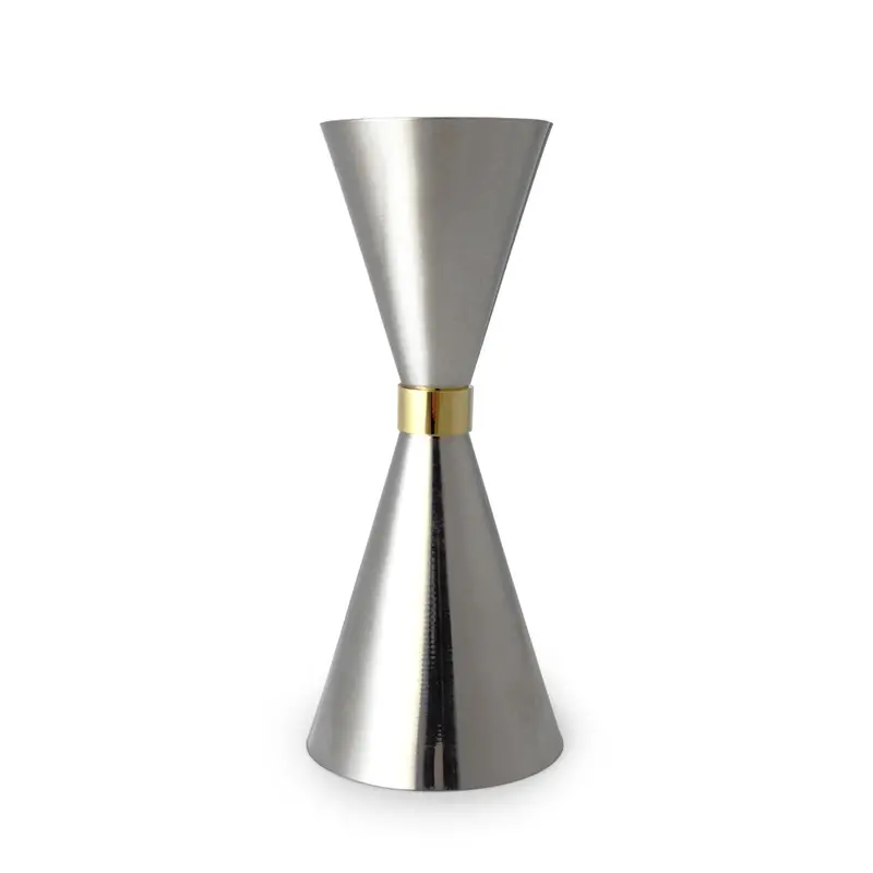 Mr. Slim Tri-Scale Stainless Steel Jigger – 1 Oz / 1.5 Oz / 2 Oz Measures 1
