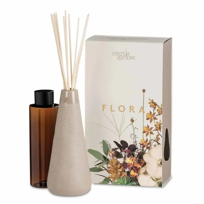 Myrtle And Moss Botanical Flora Grey Diffuser – 185 Ml Scented Edition 1