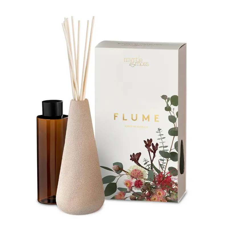 Myrtle And Moss Botanical Flume Blush Diffuser – 185 Ml Glass Vessel 1