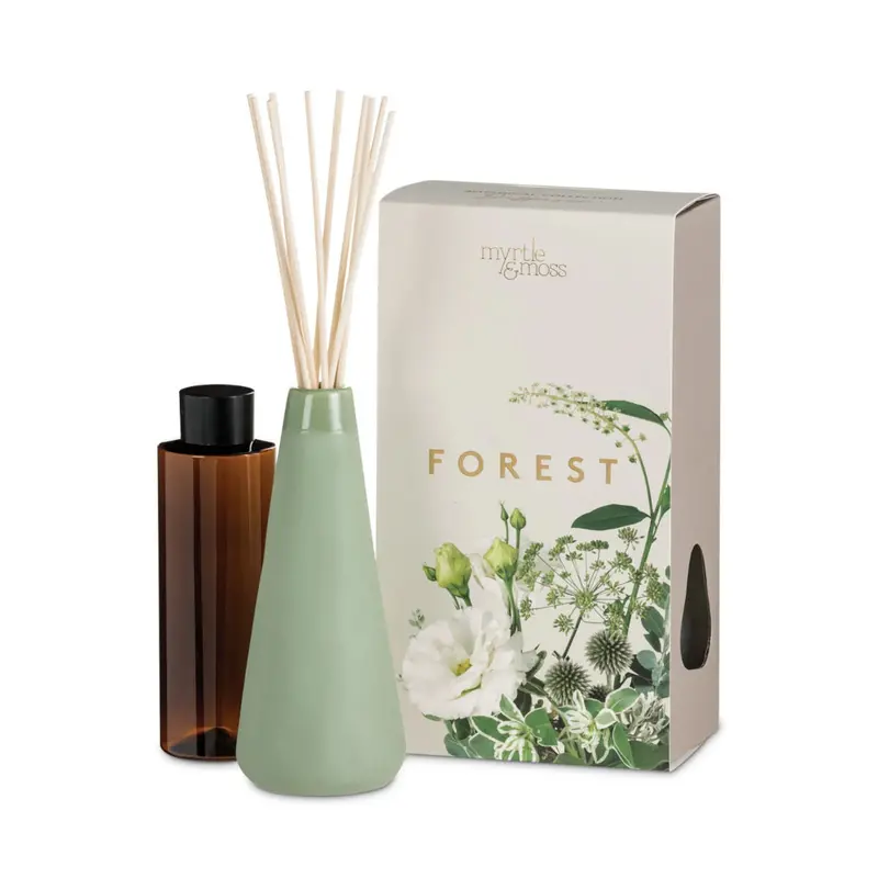 Myrtle And Moss Botanical Forest Green Diffuser – 185 Ml Refillable 1