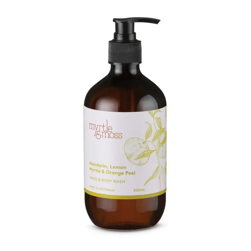 Myrtle And Moss Citrus & Lemon Myrtle Hand And Body Wash (500Ml) 1