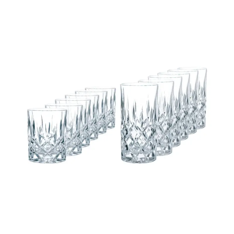 Nachtmann Noblesse 12-Piece Tumbler Set – Premium Crystal Glassware 1