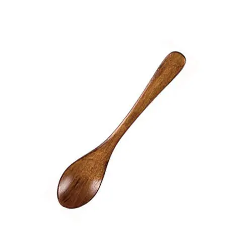 Natural Wood Coffee And Dessert Spoon – 4.5 Inch Length 1