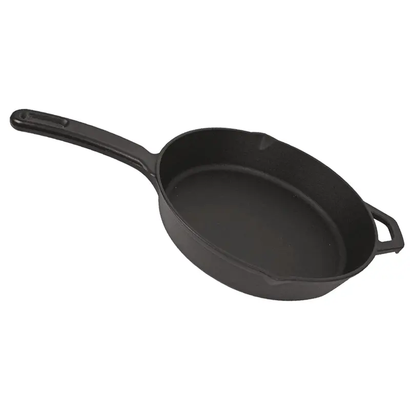 Nexgrill 10-Inch Round Cast Iron Skillet – Classic Pre-Seasoned Cookware (630-0009) 1