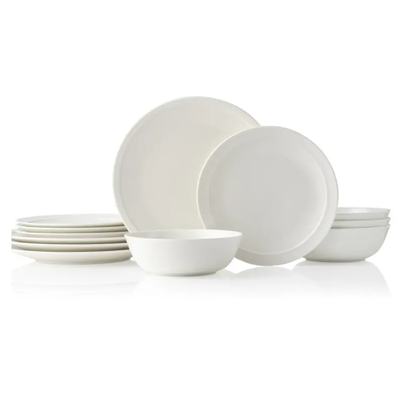 Noritake Adam Liaw 12-Piece Everyday White Dinnerware Set 1