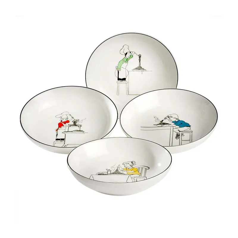 Noritake Le Restaurant 22Cm Ivory Porcelain Pasta Bowls – Set Of 4 1