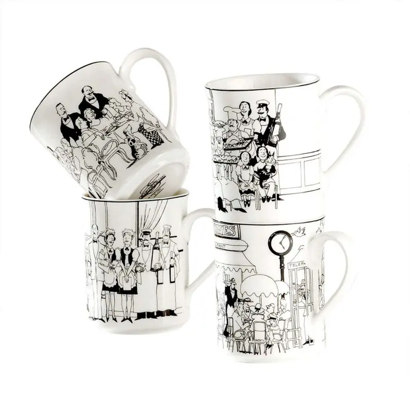 Noritake Le Restaurant Ceramic Mug Set – 4 X 350Ml 1