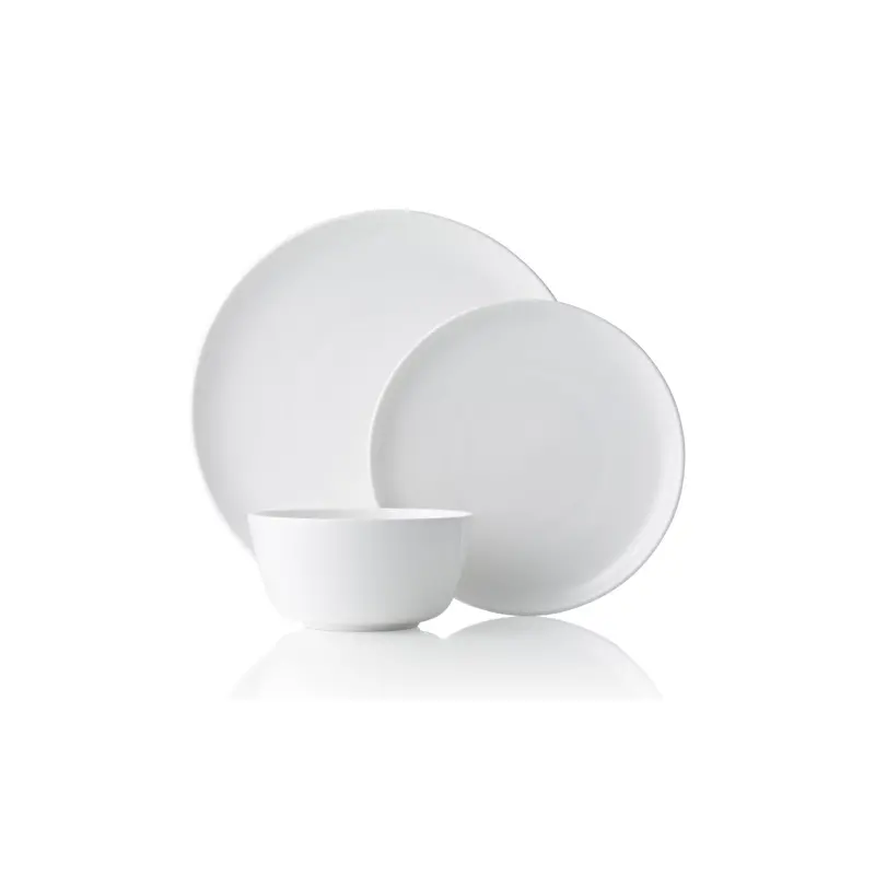 Noritake Marc Newson 12-Piece White Bone China Dinnerware Set 1