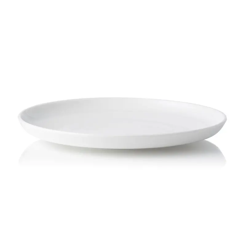Noritake Marc Newson Bone China Dinner Plate – 21Cm Round, Matte White Finish 1