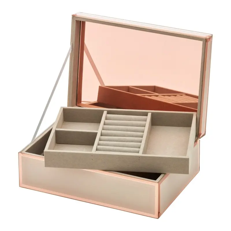 One Six Eight London Sara Large Blush Jewellery Box 1