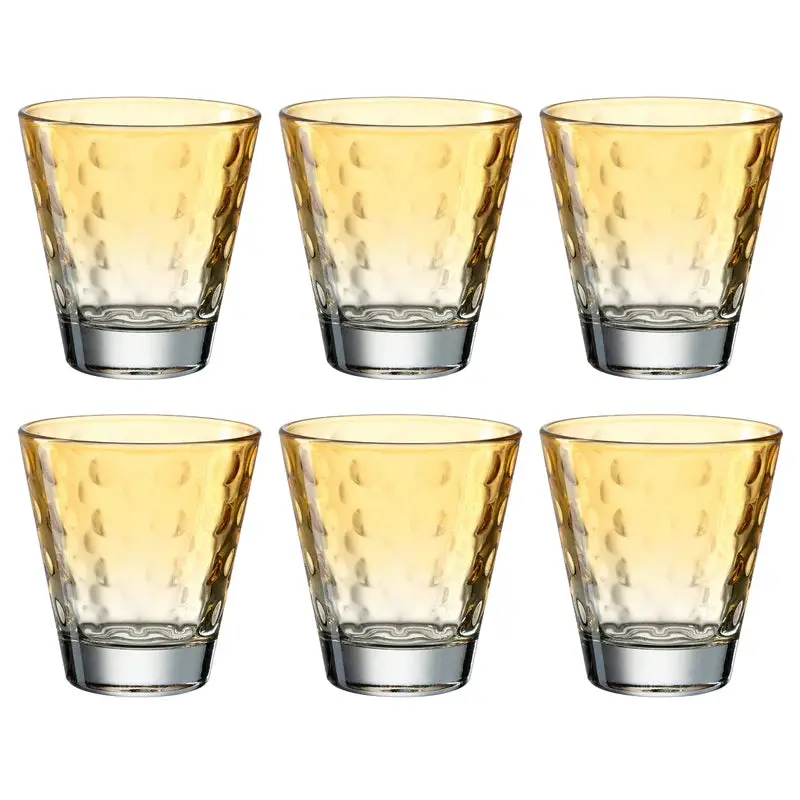 Optic Apricot-Tinted Drinking Glass – 215 Ml 1