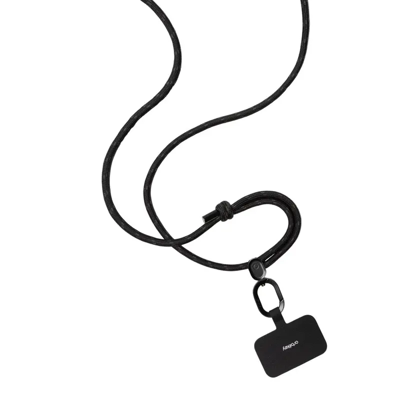 Orbitkey Crossbody Phone Strap – Matte Black Wearable Carrier 1
