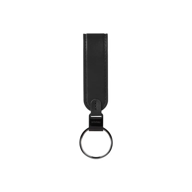 Orbitkey Loop Keychain In Matte Black – Minimalist Organiser 1
