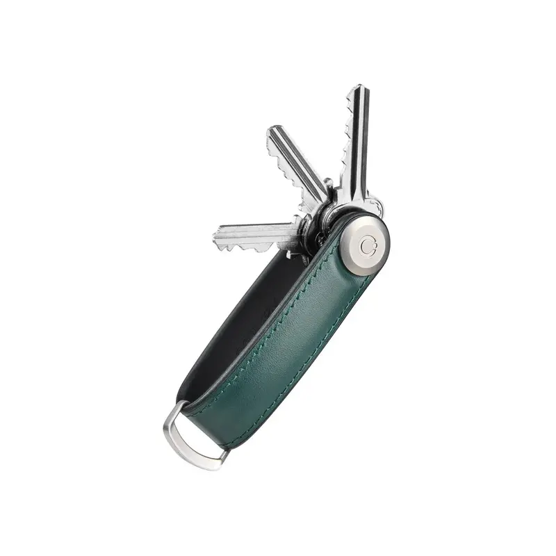Orbitkey Pine Green Hybrid Leather Key Organizer 1