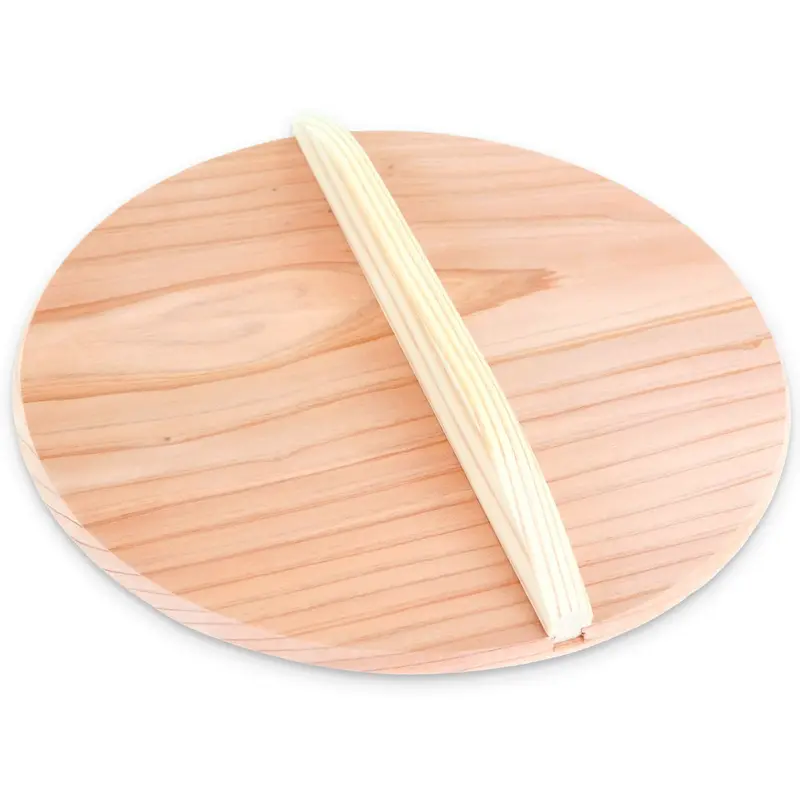 Otoshibuta Wooden Drop Lid – 10.25" Diameter Traditional Steaming Cover 1