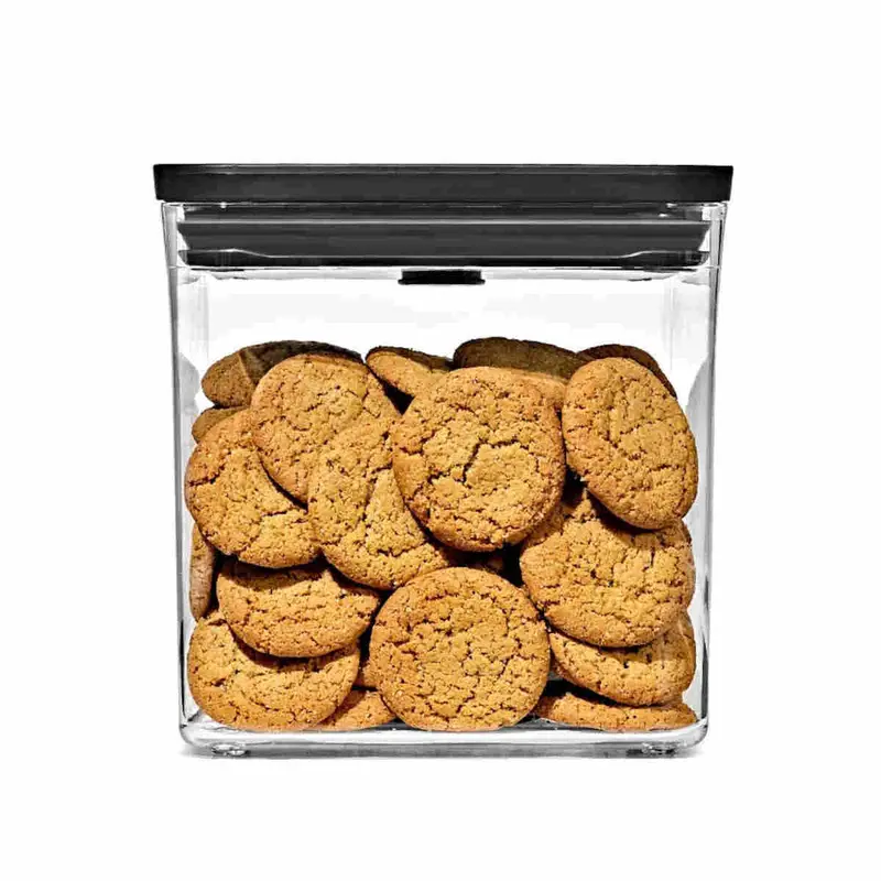 Oxo Pop 2.0 Short Square Storage Container – Matte Black 1