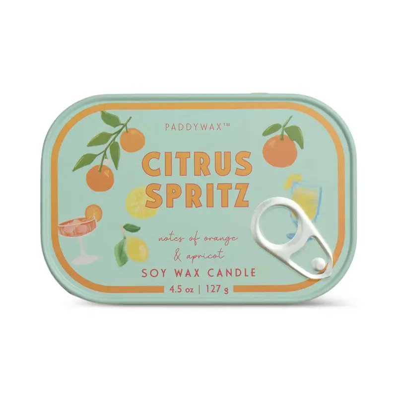 Paddy Wax Citrus Spritz Scented Tin Candle — Bistro Collection (127G) 1