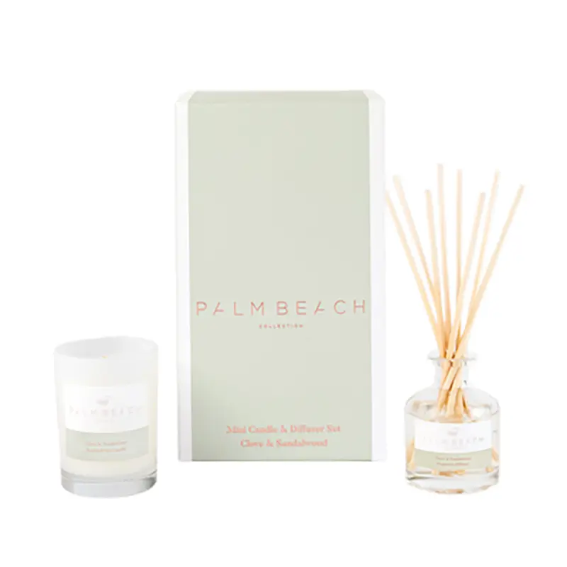 Palm Beach Clove & Sandalwood Mini Candle And Diffuser Duo 1