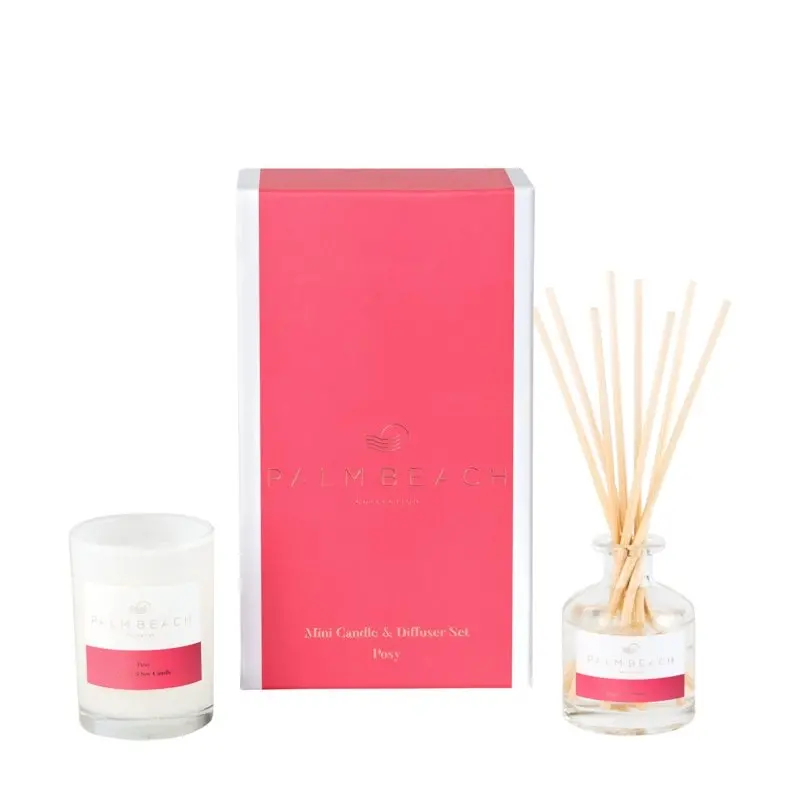 Palm Beach Posy Mini Candle & Reed Diffuser Gift Set 1