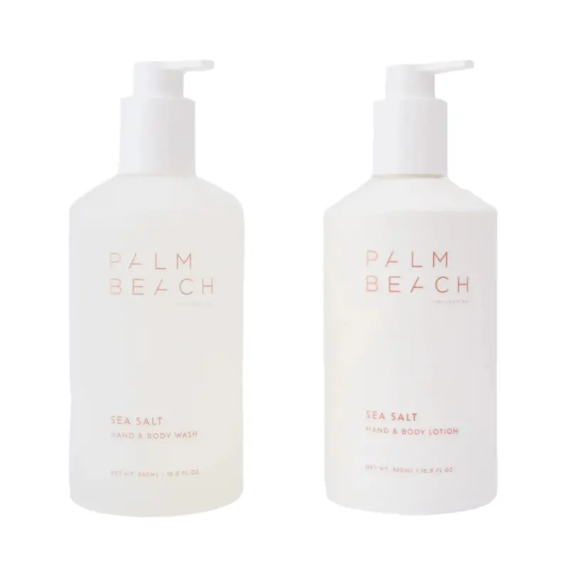 Palm Beach Sea Salt Hand & Body Wash And Lotion Gift Set 1