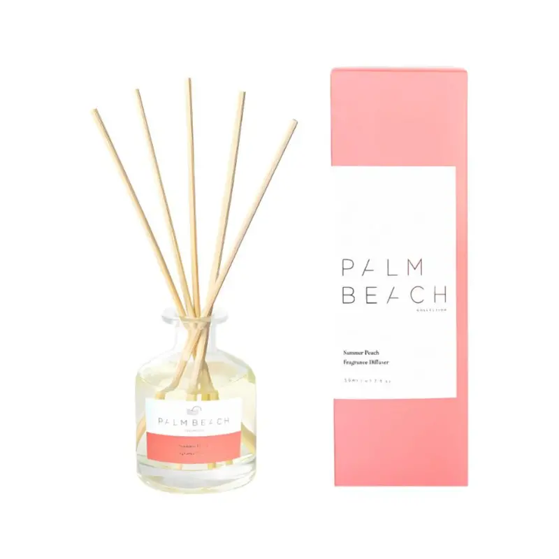 Palm Beach Summer Peach Mini Reed Diffuser – 50Ml 1