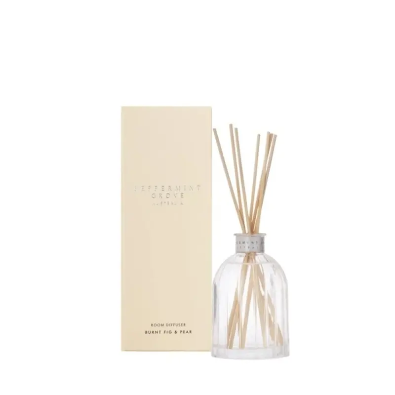 Peppermint Grove Australia Burnt Fig & Pear Small Reed Diffuser – 100Ml 1