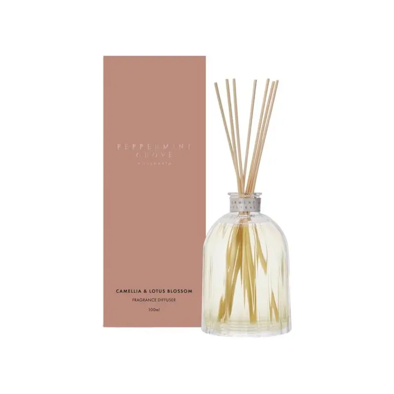 Peppermint Grove Australia Camellia & Lotus Blossom Reed Diffuser (200Ml) 1