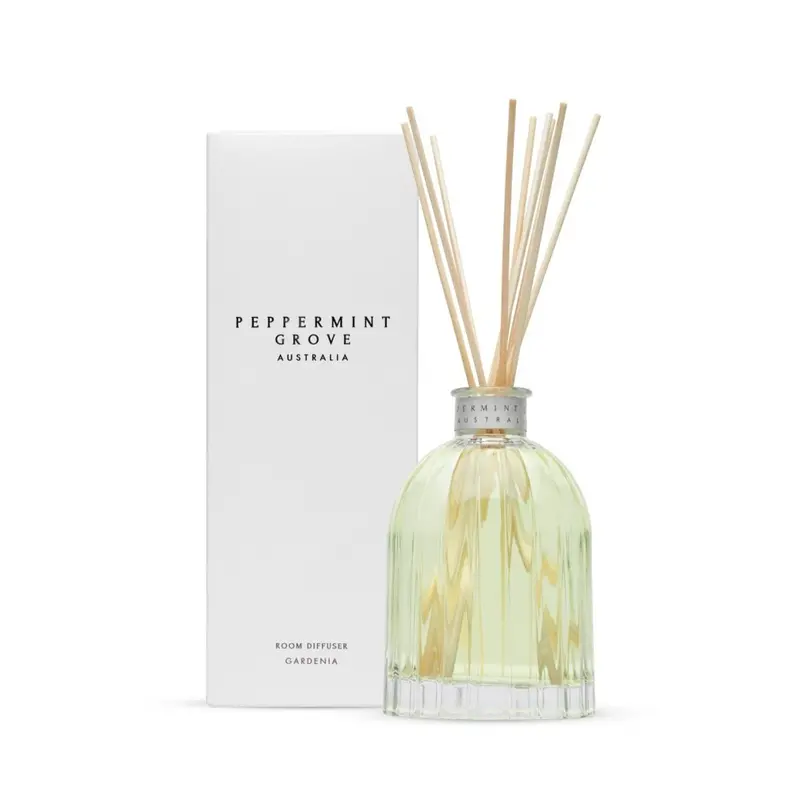 Peppermint Grove Australia Gardenia Reed Diffuser – 350Ml Floral Elegance Home Fragrance 1