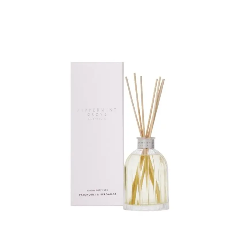 Peppermint Grove Australia Patchouli & Bergamot Small Reed Diffuser – 100Ml 1