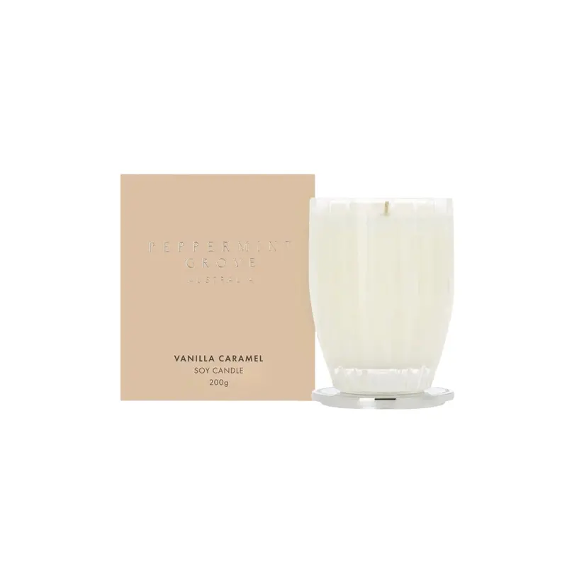 Peppermint Grove Australia Vanilla Caramel Scented Candle (200G) 1