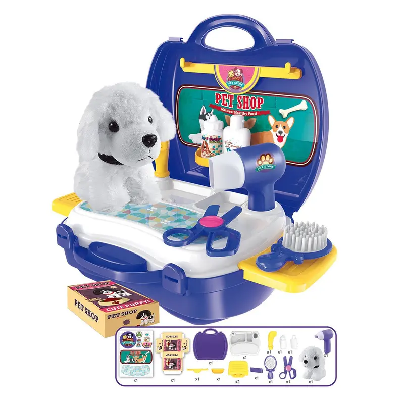 Pet Store Dream Case Playset With Puppy Theme 1