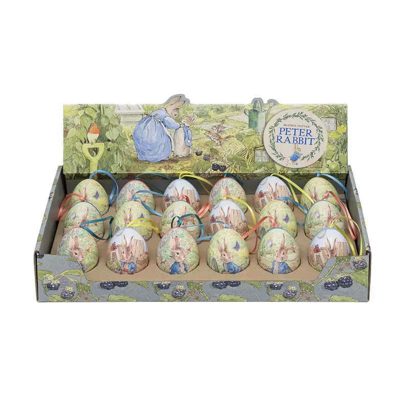 Peter Rabbit Mini Egg Tin – Compact Size (6.9 × 5.2 Cm) 1