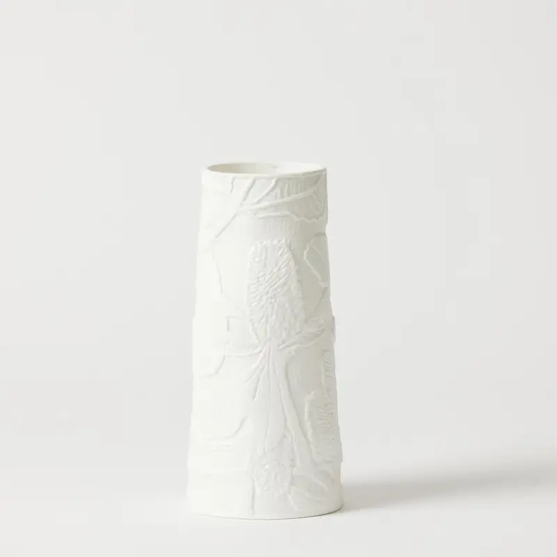 Pilbeam Living Banksia Small White Vase – 11 X 24Cm 1